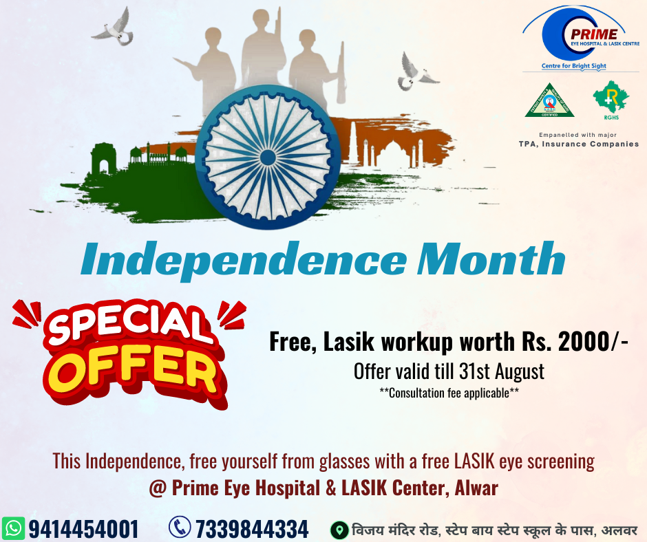 Free, LASIK workup worth Rs. 2000 – Book an Appointment